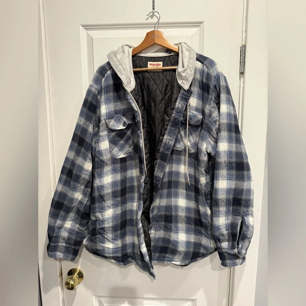 Wrangler Gray Quilted Jacket